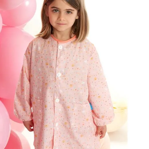 Bata Escolar Botones Confeti | Micu Macu - Imagen 2