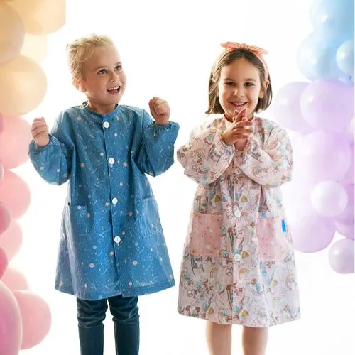 Bata Escolar Botones Universo | Micu Macu - Imagen 4