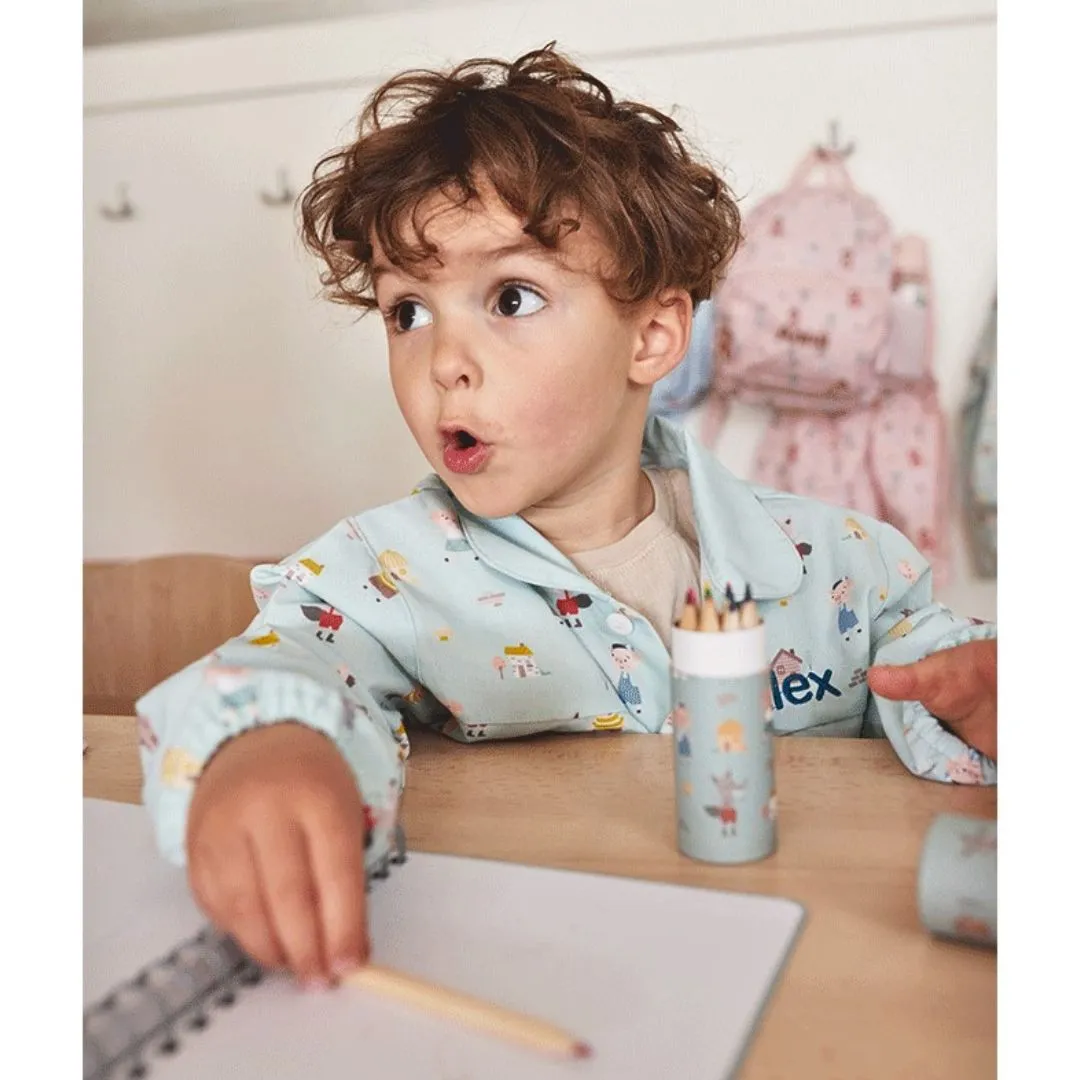 Bata Escolar Botones Tres Cerditos | Tutete - Imagen 2