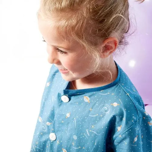 Bata Escolar Botones Universo | Micu Macu - Imagen 2