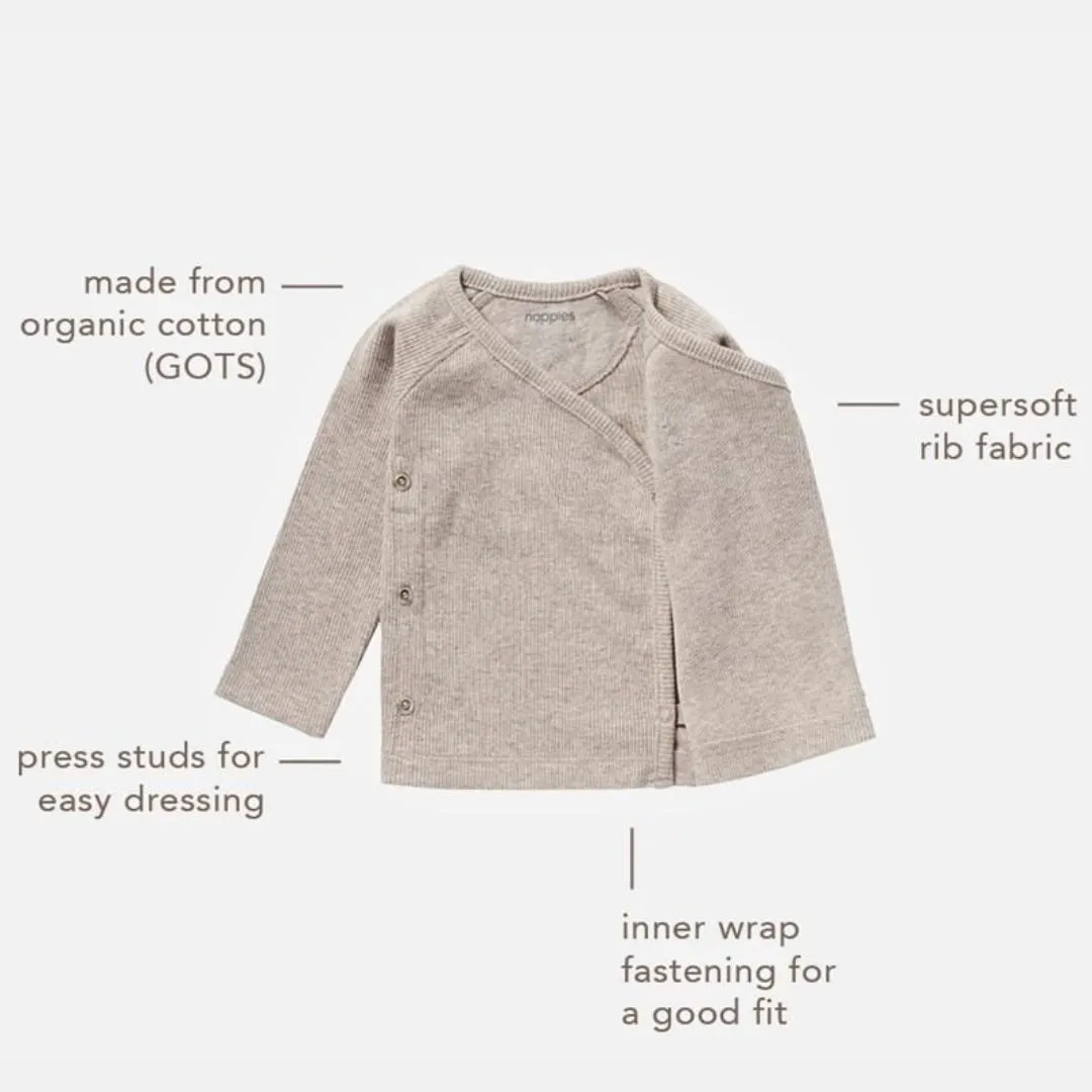 Camiseta Cruzada Canalé Taupe | Noppies - Imagen 3