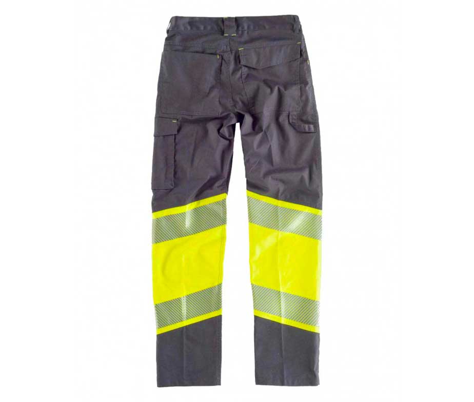 Pantalón Elástico Alta Visibilidad Para Trabajar Industria - Imagen 3