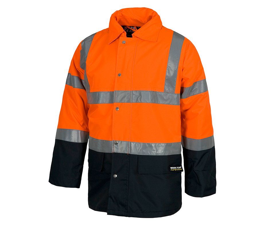 Parka Alta Visibilidad Acolchada Impermeable Reflectante - Imagen 2